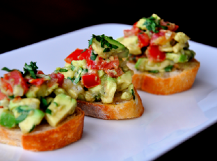 Guacamole Bruschetta