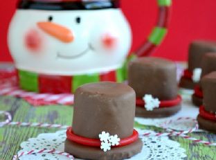 Marshmallow Frosty kepurės