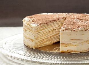 Mille-Crepe Tiramisu gimtadienio tortas