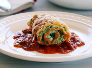 Skinny Lasagna Rolls